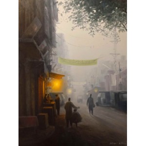 Zulfiqar Ali Zulfi, 30 x 40 Inch, Oil on Canvas, Landscape Painting-AC-ZUZ-105